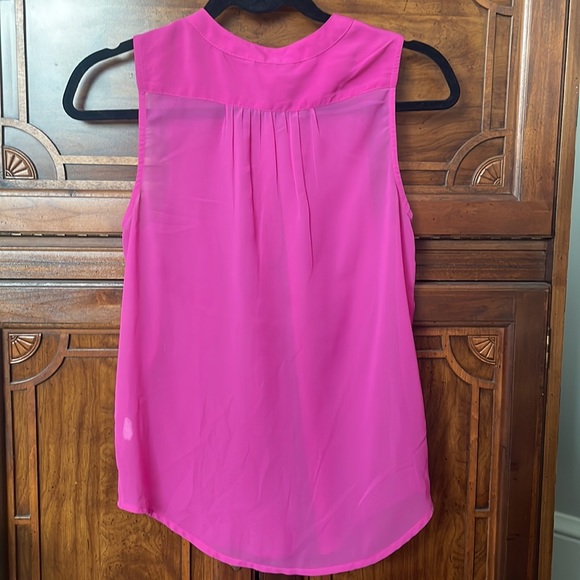 American Eagle Shirt Barbie Pink Sheer Fairy Workwear Travel Women XS - Picture 3 of 6